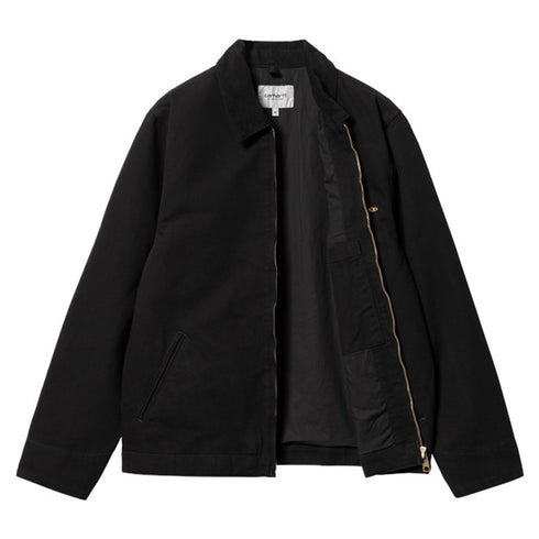 Carhartt Wip Detroit Jacket Black / Black Rinsed - Streetart.fr